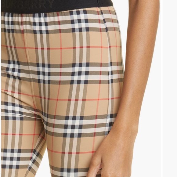 Burberry Classic Checkered Women's Leggings - Picture 2 of 9